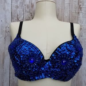 Beaded & Sequin covered BRA / TOP